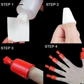Onwon Nail Art Soak Off Cap Clips for Easy Removal