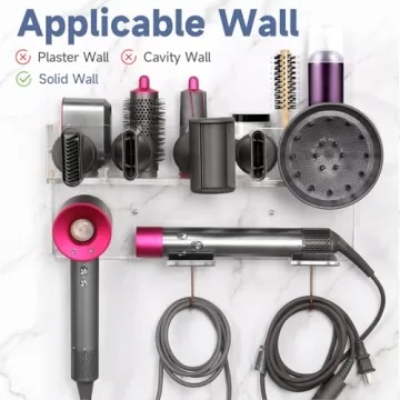 Stylish Floatant Wall Mount for Dyson Hair Tools