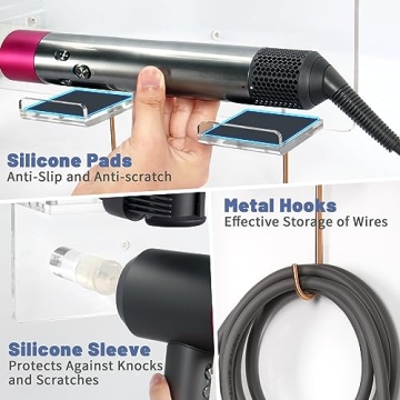 Stylish Floatant Wall Mount for Dyson Hair Tools