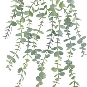 COCOBOO Artificial Hanging Eucalyptus Plants for Stylish Decor