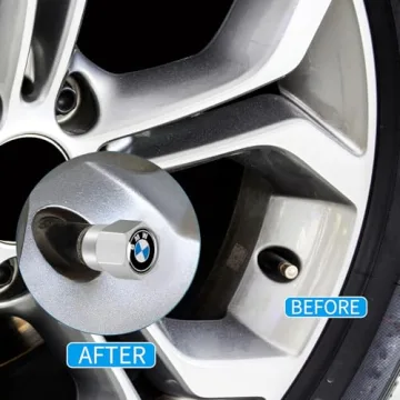XIGRALUCK BMW Tire Valve Stem Caps Set of 4