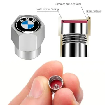 XIGRALUCK BMW Tire Valve Stem Caps Set of 4