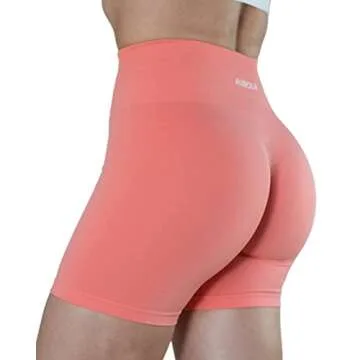 Bright Shell Pink Summer Workout Shorts for Women