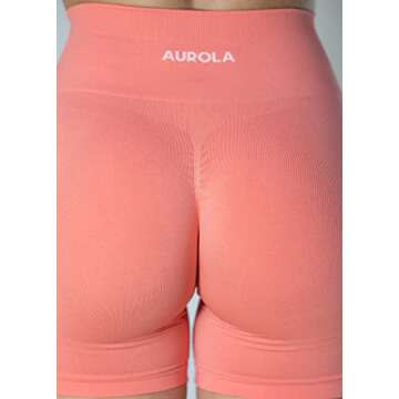 Bright Shell Pink Summer Workout Shorts for Women
