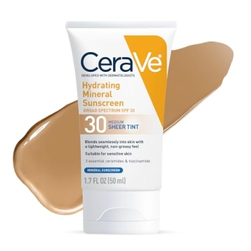 CeraVe Hydrating Mineral Sunscreen SPF 30 - Sheer Tint
