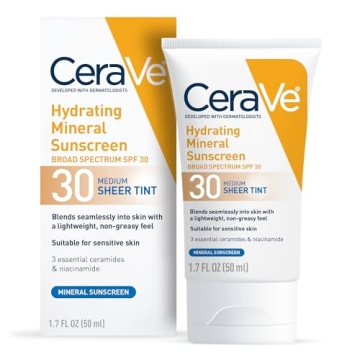 CeraVe Hydrating Mineral Sunscreen SPF 30 - Sheer Tint