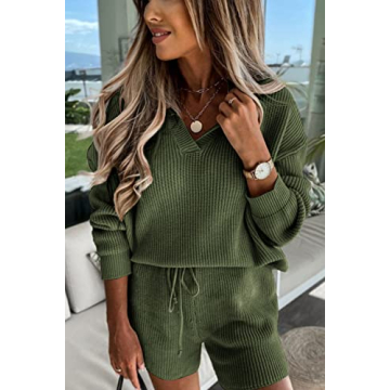 PRETTYGARDEN Women's Cozy 2 Piece Sweater Set 2024