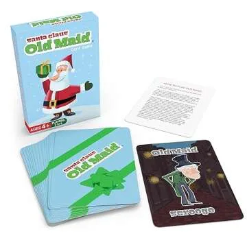 Santa Claus Old Maid Game - Fun Christmas Card Game for Kids