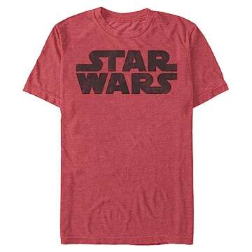 Star Wars Young Men's Simplest Logo T-Shirt - Soft Comfort & Timeless Design