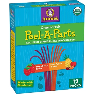 Annie's Organic Fruit Peel-A-Parts Snacks 12 Count Variety Pack