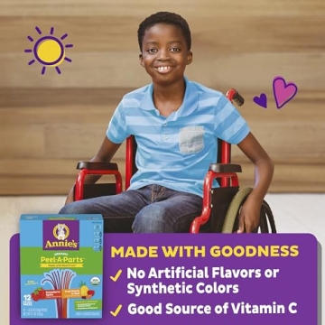 Annie's Organic Fruit Peel-A-Parts Snacks 12 Count Variety Pack