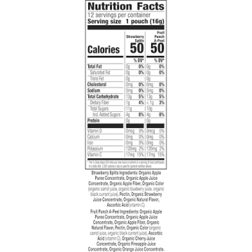 Annie's Organic Fruit Peel-A-Parts Snacks 12 Count Variety Pack