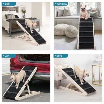 SweetBin Adjustable Pet Ramp for Dogs and Cats - 40 Inches Long
