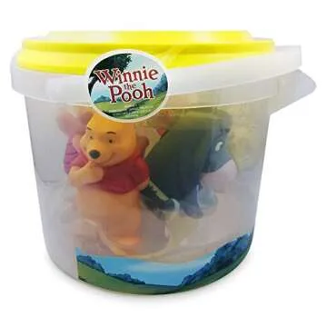 Disney Store Official Bath Set (Winnie The Pooh) - Kids Bath Accessories with Beloved Disney Characters - Colorful and Fun Bath Time Essentials for Kids - Suitable for All Ages