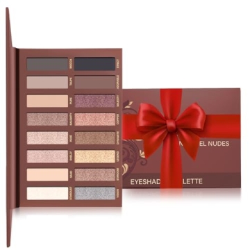 LAMORA AU NATUREL Eyeshadow Palette – 16 Beautiful Shades for Effortless Elegance