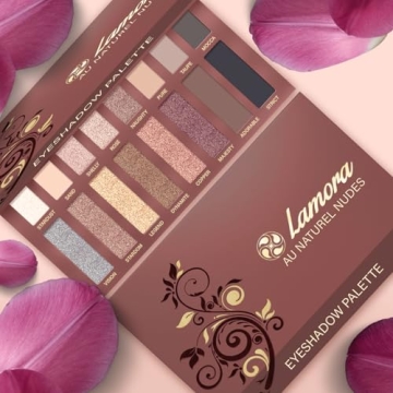 Lamora Vegan Eyeshadow Palette with 16 Pigment Shades