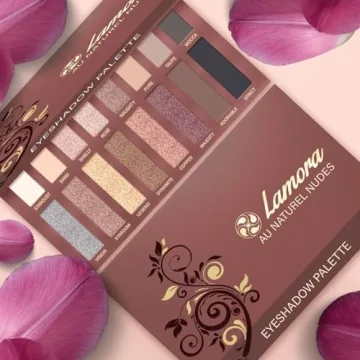 Lamora Vegan Eyeshadow Palette with 16 Pigment Shades