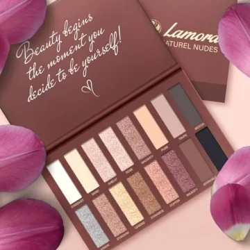 Lamora Vegan Eyeshadow Palette with 16 Pigment Shades