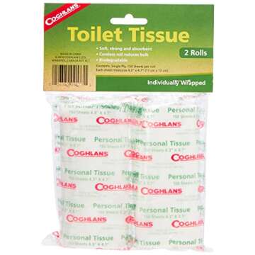Coghlan's Packable Camp Toilet Tissue 2 count (pack of 1)