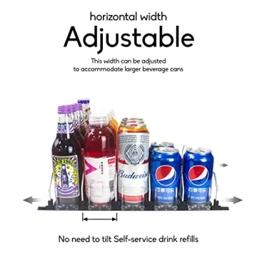 CNDSE Spring Loaded Fridge Soda Dispenser - Large Capacity