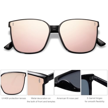 Stylish SOJOS Sunglasses with UV400 Protection for All
