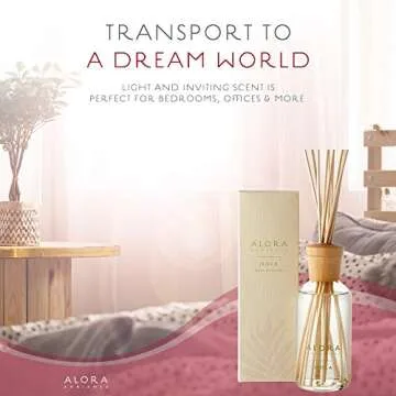 Alora Isola 8 oz Reed Diffuser - Elegant Floral Aroma