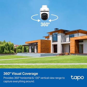 Tapo 1080P Wi-Fi Outdoor Security Camera with AI Detection