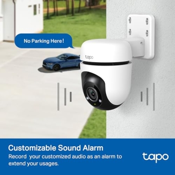 Tapo 1080P Wi-Fi Outdoor Security Camera with AI Detection