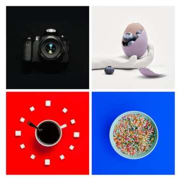 Julius Studio 24x24 Inch Photo Shooting Tent with Backdrops