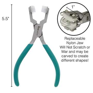The Beadsmith Nylon-Jaw Chain-Nose Pliers for Crafting
