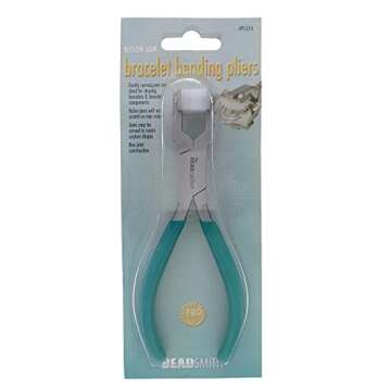 The Beadsmith Nylon-Jaw Chain-Nose Pliers for Crafting