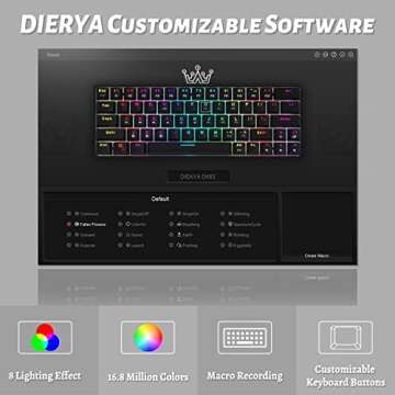 DIERYA DK63N 60% Wireless Mechanical Gaming Keyboard