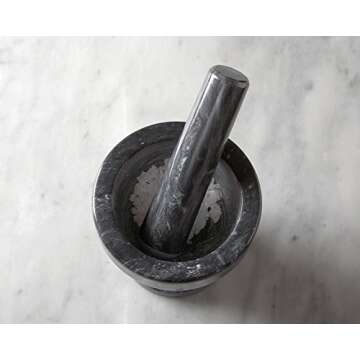 Fox Run 4.5-Inch Marble Mortar and Pestle Set