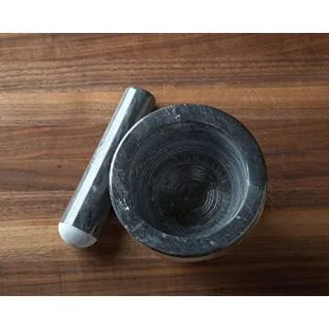 Fox Run 4.5-Inch Marble Mortar and Pestle Set