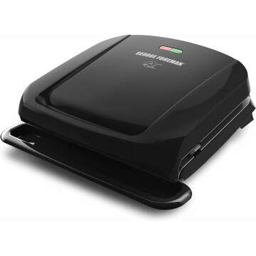 George Foreman 4-Serving Electric Grill & Press