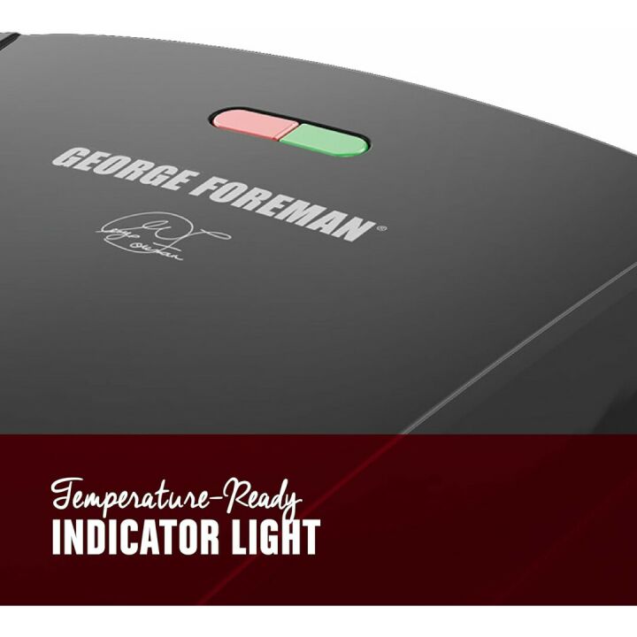 George Foreman 4-Serving Electric Grill & Press