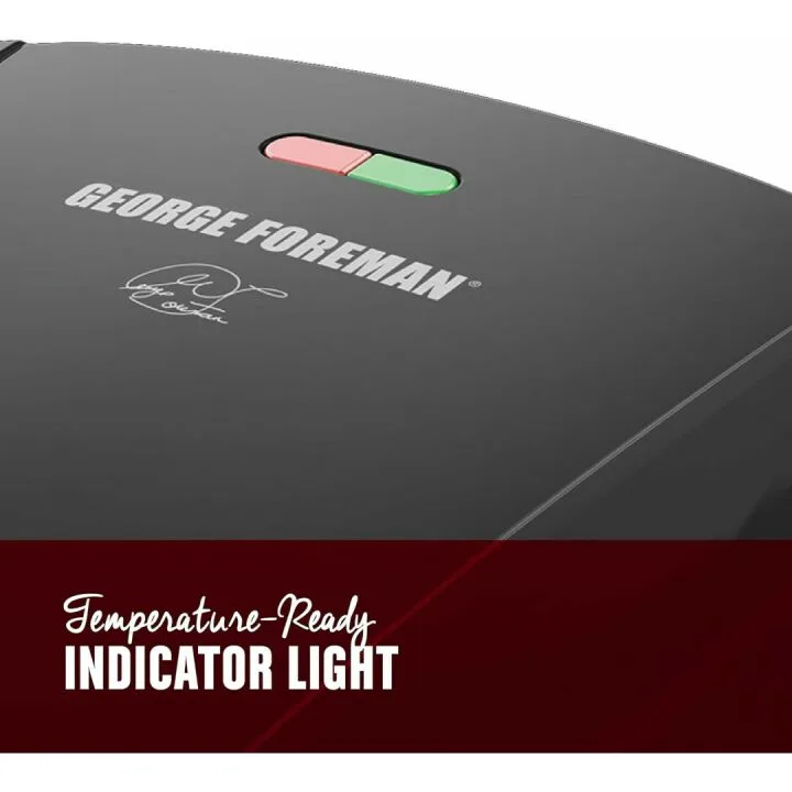 George Foreman 4-Serving Electric Grill & Press