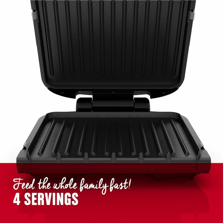 George Foreman 4-Serving Electric Grill & Press