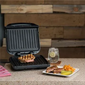 George Foreman 4-Serving Electric Grill & Press