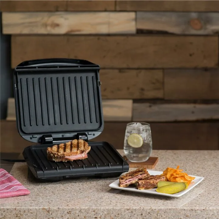 George Foreman 4-Serving Electric Grill & Press