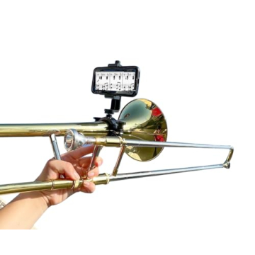 Gripophone Low Brass Lyre - Securely Mount Your Phone to Brass Instruments! Made in USA