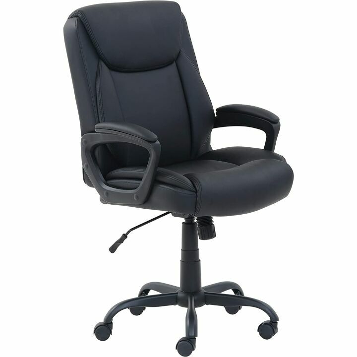 Comfortable Amazon Basics Mid-Back Desk Chair