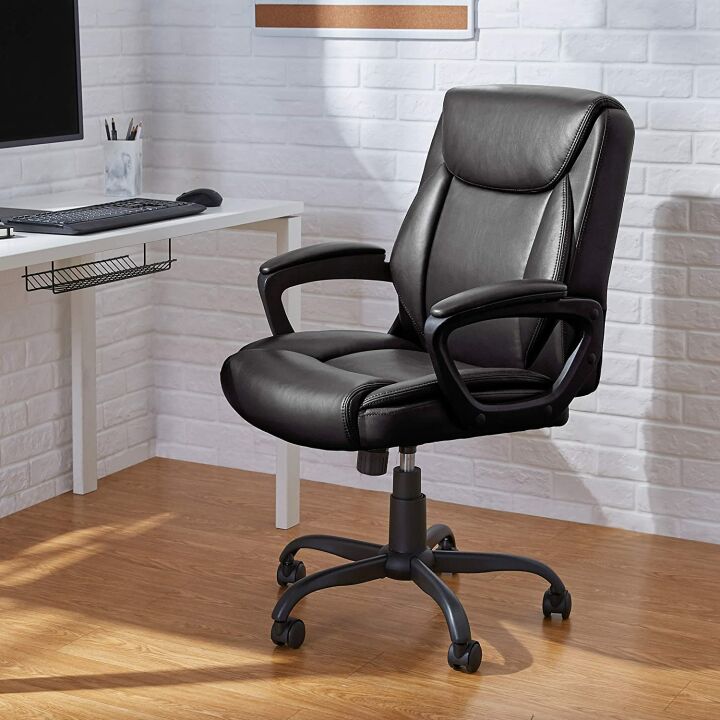 Comfortable Amazon Basics Mid-Back Desk Chair