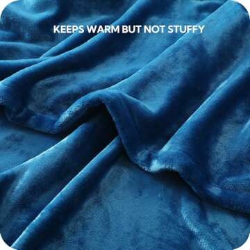 SUNNY HEAT Electric Blanket Full Size 72"x84" - Warm Flannel Heated Blanket with 4 Heating Levels & 10 Auto Off, Winter Comfort Aid Bedding, Teal