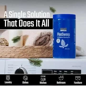 PineSweep, All-Purpose Cleaning Gel with Pine Oil – Foaming Multipurpose Cleaning Solution for Bathroom, Kitchen, Furniture, Laundry, Floor & More, 33.8 Fl Oz