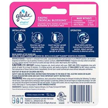 Glade PlugIns Refills Starter Kit - Essential Oils for Home & Bathroom