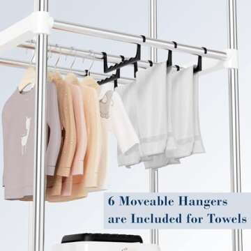 Clothes Dryer, Portable Drying Machine with Timer, 60inch Laundry Drying Wardrobe with Large Capacity, Electric Dryer/Rack for Home | Appartments (Blue GH8)