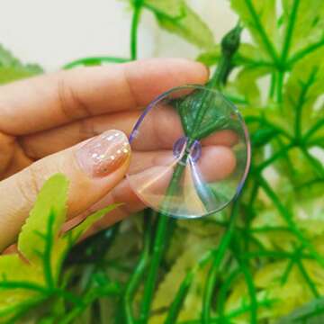 Reptile Plants,2 Pieces Hanging Silk Terrarium Plant with Suction Cup for Bearded Dragons Lizards Geckos Snake Pets Tank Habitat Decorations for Reptile Terrariums Pet Supply (Green)