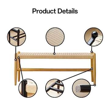 Stylish Solid Wood Entryway Bench for Your Home Decor