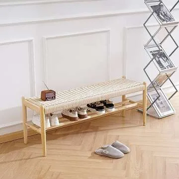 Stylish Solid Wood Entryway Bench for Your Home Decor